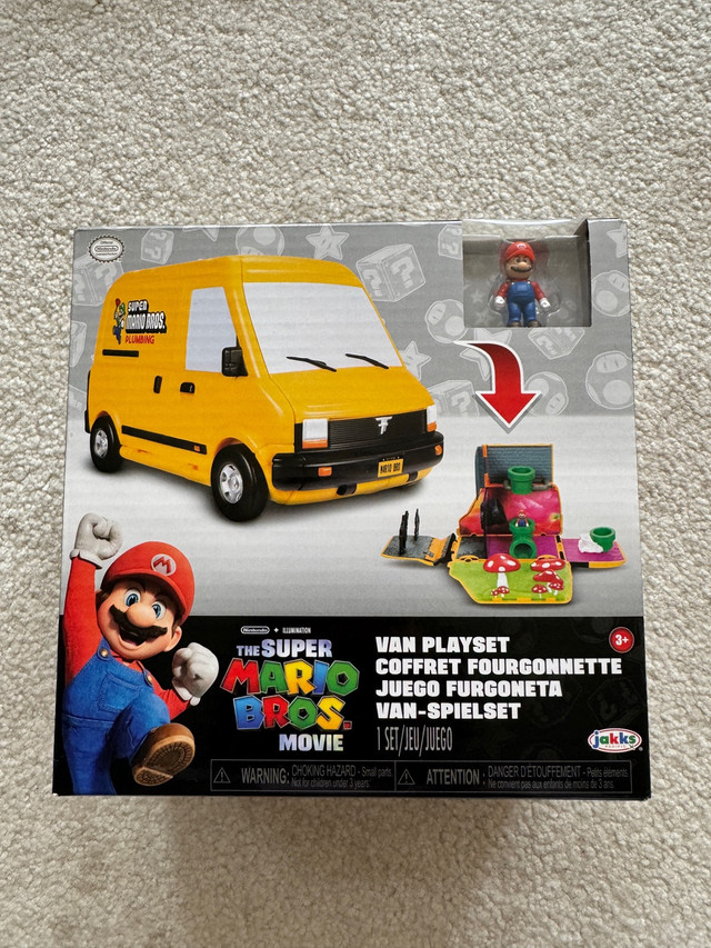 Super Mario bros van playset in Toys & Games in Calgary