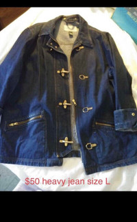 RALPH LAUREN  Size L heavy vintage   woman’s jean jacket