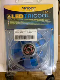 Antec ventillateur 120mm 3 couleur  LED TRICOOL