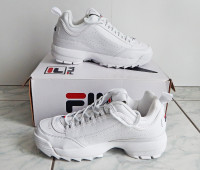 Souliers neuf FILA ✦DISRUPTOR 2✦ blanc pour homme ⋙ pointure 6.5
