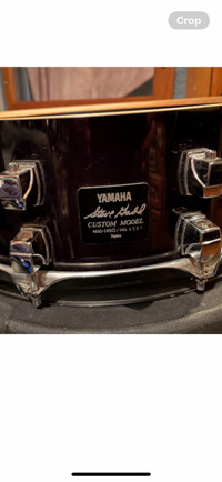 Yamaha maple Steve Gadd custom snare signed by Steve himself 