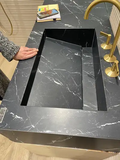 All-in-One Vanity with Built-in Sink - 647-493-4330, View more