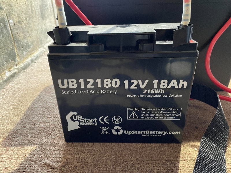 12 Volt DC Battery Box (4 x 12 Volt Batteries in Series) General