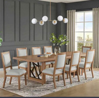 Brand new! Dining Table With Eight Chairs