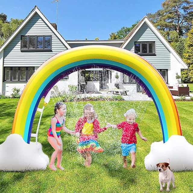 Large Inflatable Rainbow Arch Sprinkler.. Brand New..Lots of fun in Hot Tubs & Pools in Calgary
