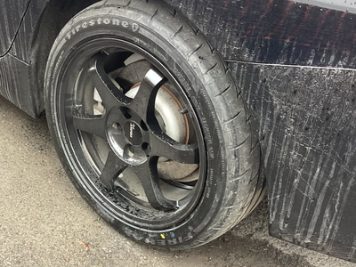 Mags Fast FC 09 ( neufs )et pneus Firestone Indy 500 5/112 18" ( audi/volks )