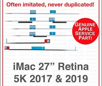 NEW OEM Apple iMac 27” 2017 & 2019 5K screen adhesive repair kit, View more