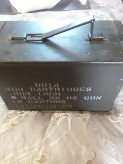 Reproduction WW2 AMMO STEEL BOX, View more