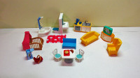Un beau lot de meubles Playmobil