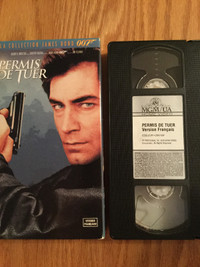 Cassette VHS Permis de tuer (James Bond) à vendre