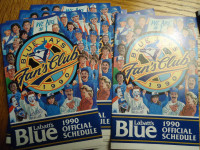 Toronto Blue Jays Collectible Pocket Schedules-Different Years