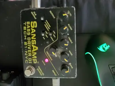 Sansamp bass DI pedal, View more