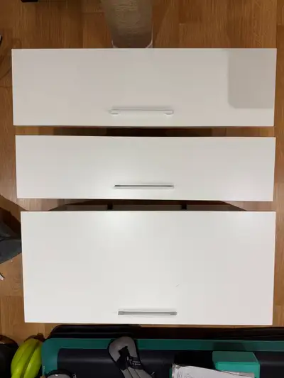 Three NEE White Drawers, View more