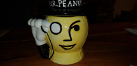 Jar Mr. Peanut en céramique