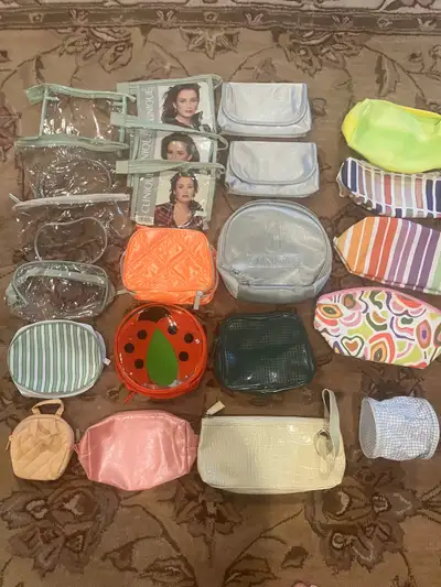 Variety of brand new smaller makeup up bags - you pick, View more
