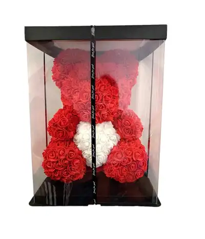 40cm Heart Red Rose Bear boxed Valentine’s Day girlfriend  gift, View more