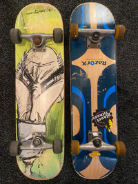 2 Used Skateboards