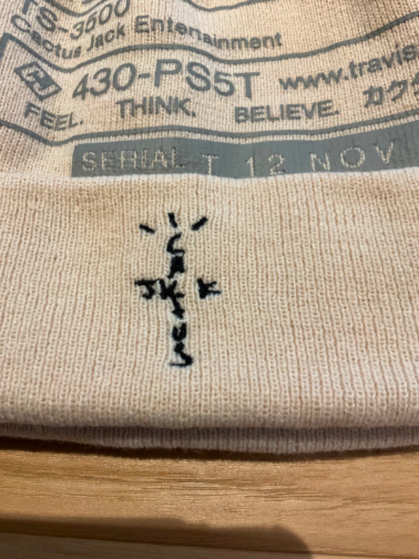 BRAND NEW TRAVIS SCOTT CACTUS JACK CJ SYSTEM BEANIE IN PINK in Other in Barrie - Image 2