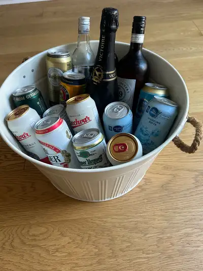 Metal Pail with Rope Handles 16”, View more