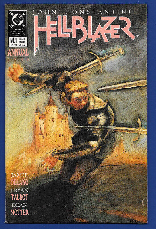 John Constantine Hellblazer ANNUAL #1 (1989) VERY HIGH GRADE in Comics & Graphic Novels in Stratford