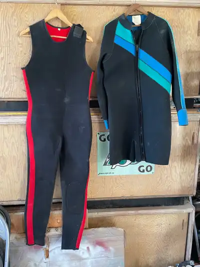 2  Wet Suits  $25 each, View more