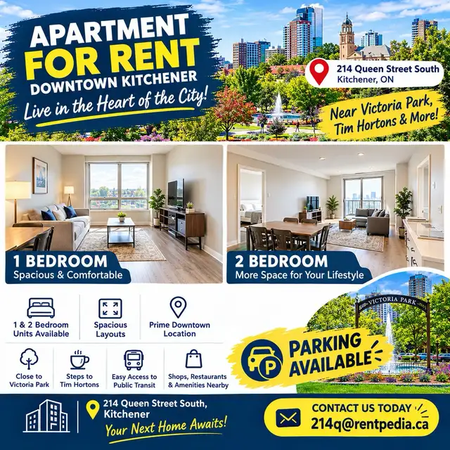 Apartment for Rent 214 Queen Street South