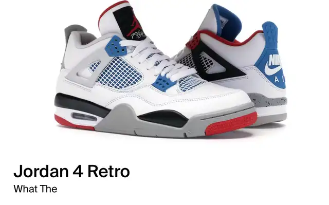 Jordan 4 “what the” size 12 in Men's Shoes in Oakville / Halton Region - Image 2