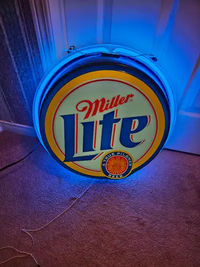 Miller Lite Neon Sign, View more