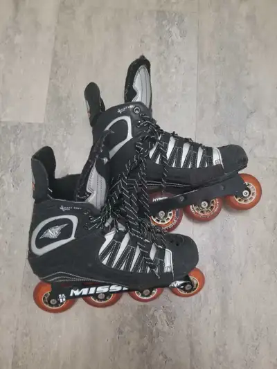 Mission D4 DNA Inline Roller Hockey Skates Size 8D Mens Hi-Lo, View more