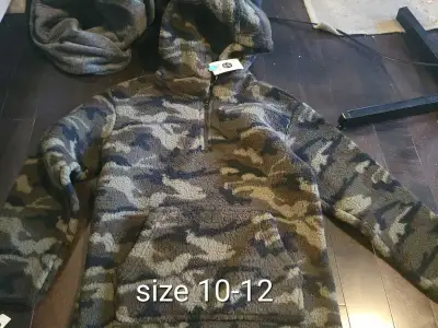 Boys sizeBoys size 10-12 zip up fleece hoodie (new with tag), View more