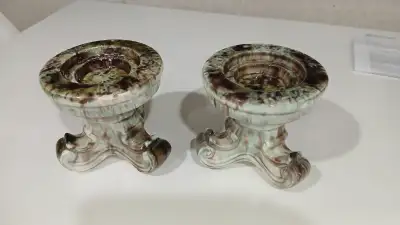 Two Ceramic Candle Holders, Like new,Hamilton,L8K 2H3, View more