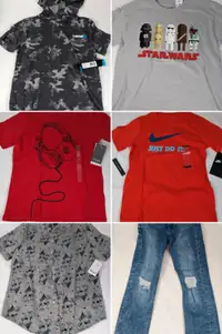 VARIOUS NEW + Used Youth Boys Clothing Nike Star Wars Tommy H&M