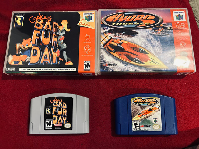 N64 Carts - Conker and Hydro Thunder in Older Generation in Gatineau - Image 3