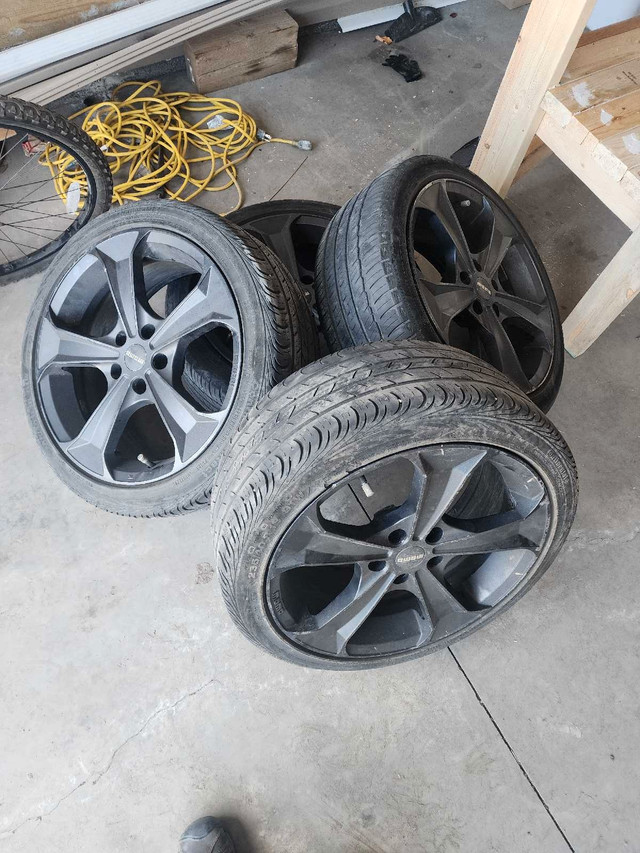 18 inch black Rim in Tires & Rims in Calgary