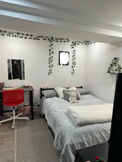 Central downtown house at 3 bedrooms 3 bathrooms basement unit with the private entrance, looking fo...