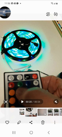 Christmas lights with remote.$20.