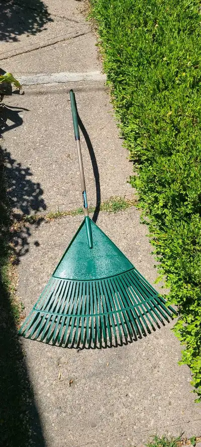 Extra Large Ergonomic Leaf Rake - Faster Clean-Up!, View more