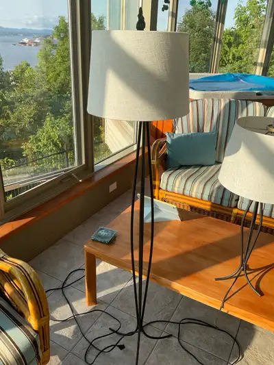 Floor and matching table lamp, View more