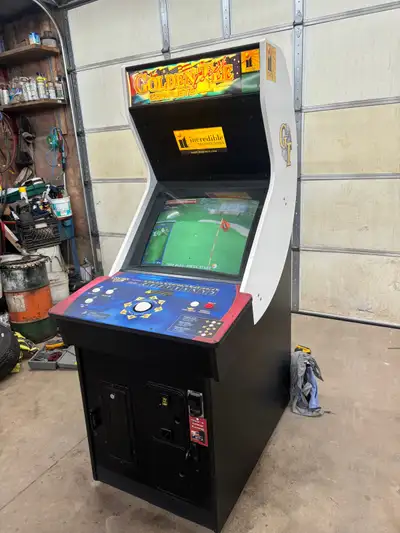 Title says it all! Beautiful golden tee fore complete arcade game. All 29 courses, trackball service...