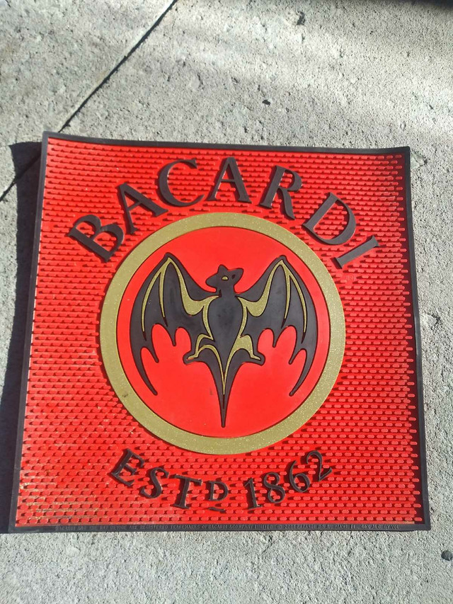 Bacardi Rum Bar Mat in Hobbies & Crafts in City of Toronto