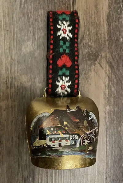 Old vintage Swiss cow bell