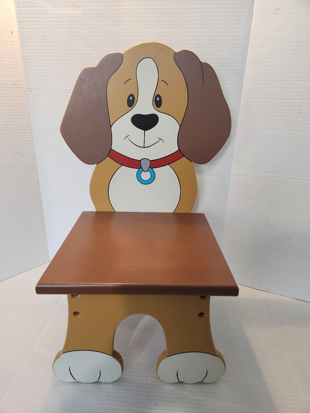 Cute puppy chair for a toddler. Vg condition  in Toys in New Glasgow