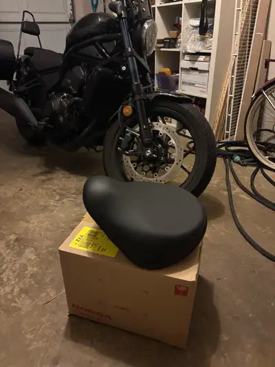 This will fit any Rebel 1100. Used for a few KM, prefer my aftermarket seat just a little bit more t...