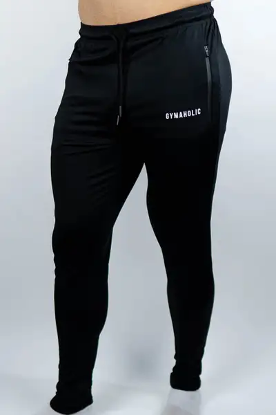 Gymaholic Fusion Joggers - Black, View more