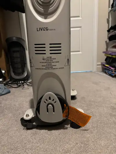 Living Basics Oil-Filled Space Heater - Portable & Adjustable -, View more