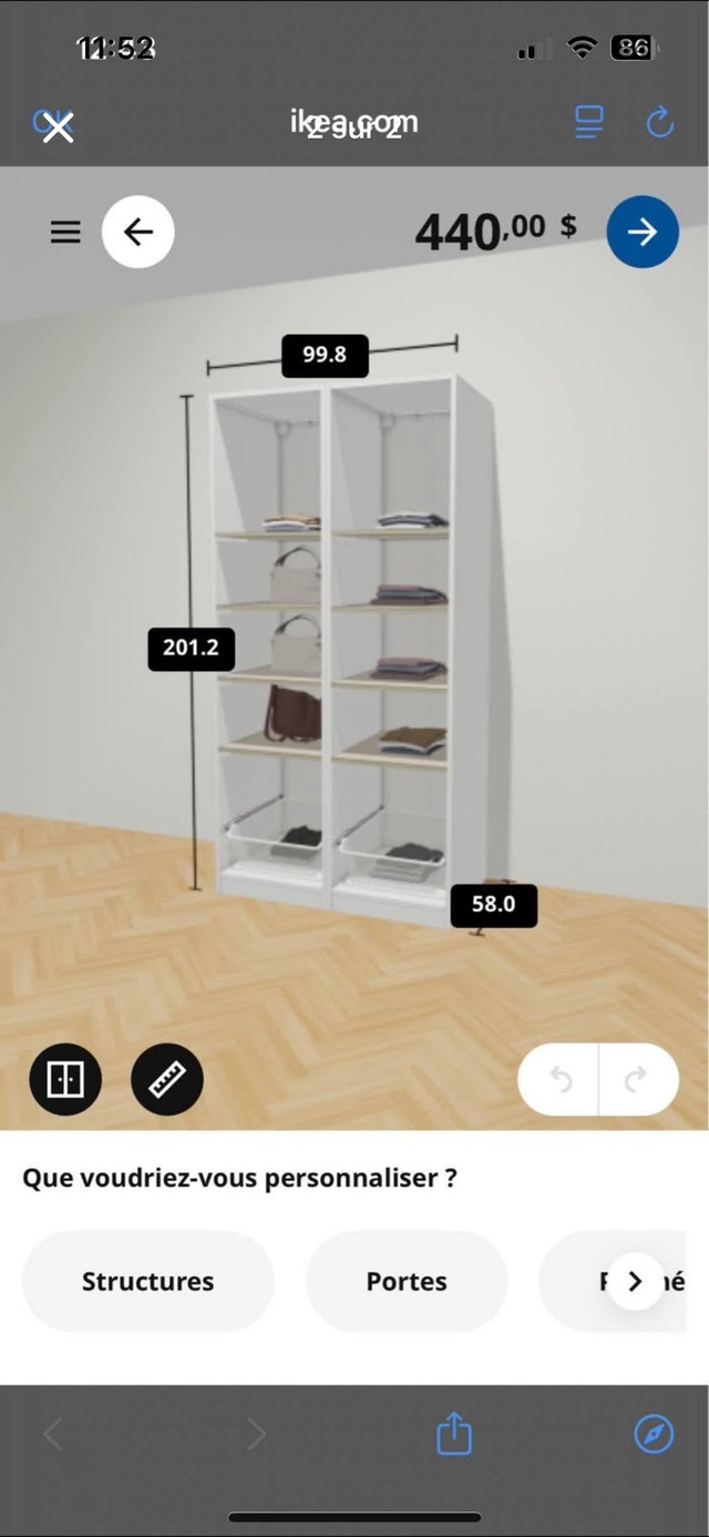 Armoire IKEA dans Commodes et armoires  à Ville de Québec - Image 2