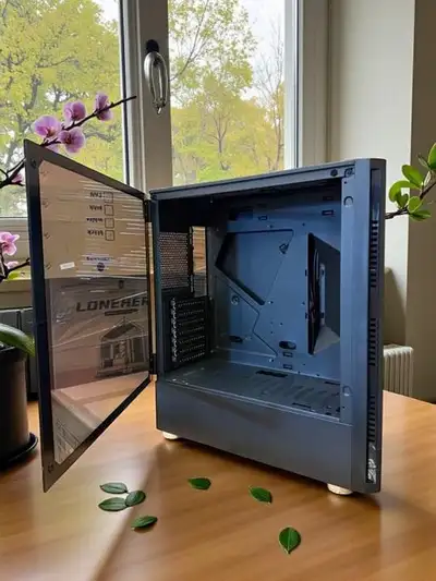 Nov sale GOLDEN FIELD Computer Case with 3 Fans Mid Tower, View more
