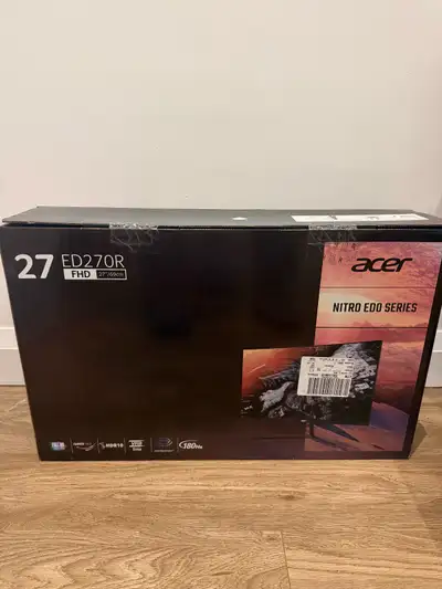 Acer ED270R Monitor, View more