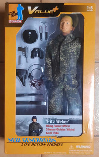 1/6 WW2 German Panzer Officer Fritz Weber