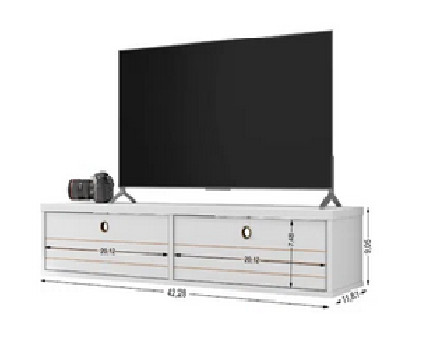 Oglethorpe Floating TV Stand for TVs up to 48" in TV Tables & Entertainment Units in Barrie - Image 2